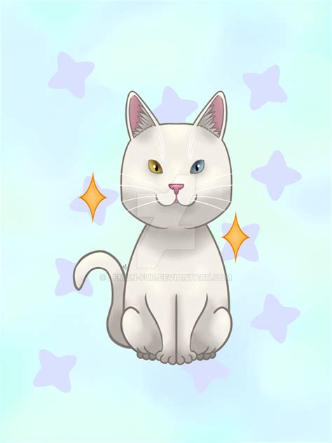 Chibi White Cat By Lemon Fur On Deviantart