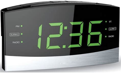 Coby Bluetooth Amfm Radio Alarm Clock 1 Each Pack Of 2