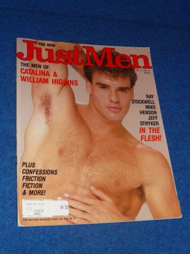 88 Gay Interest Magazine Just Men Male Nude Studies Jeff Stryker
