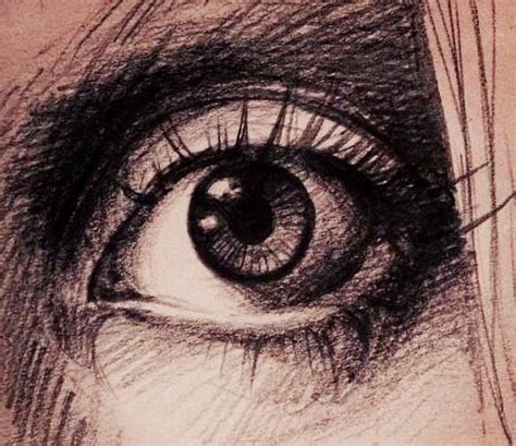 Eye Drawing I Love The Cross Hatching In This Drawing Eye Sketch