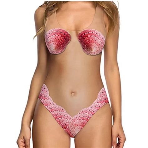 Aliexpress Com Buy Sexy Nude Color One Piece Bodysuit Swimsuit Swimwear Women Bathing