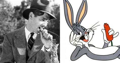 Looney Tunes Cartoons Bugs Bunnys Carrot Eating Mannerism Was