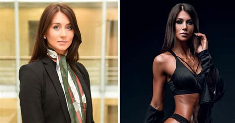 Sexiest Banker Ever Super Ripped Woman Balances Bodybuilding With High