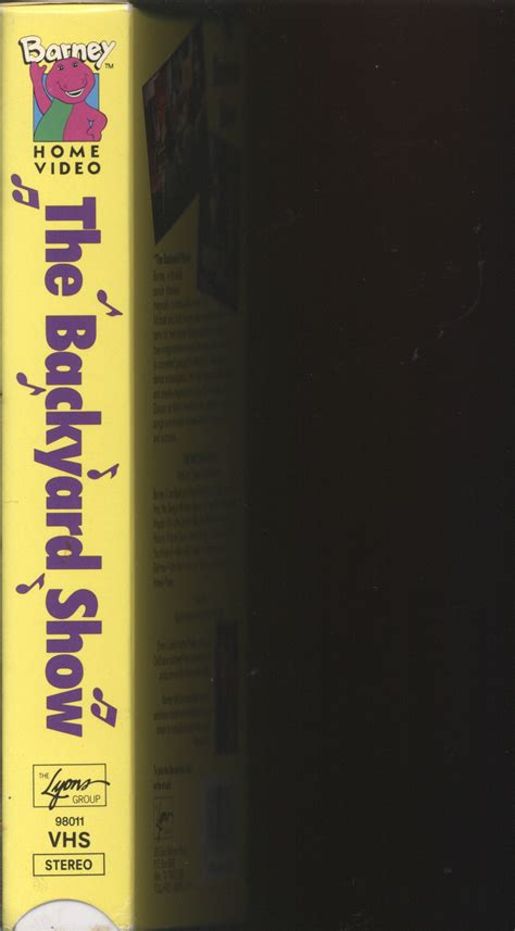 Barney The Backyard Show 1988 Tape Free Download Borrow And