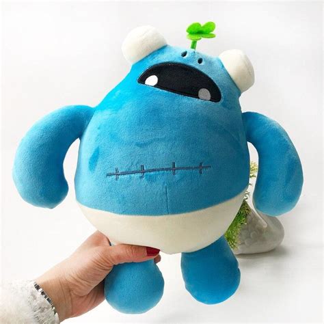 Kawaii Little Frankie Soft Stuffed Toys Cartoon Spookiz Plush Dolls Cute Blue Spookiz Pillows