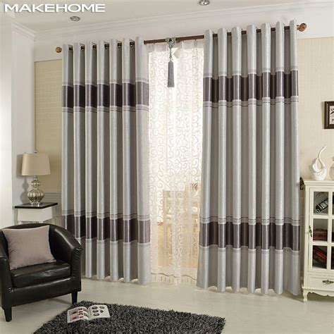 Makehome European Style Jacquard Blackout Curtains For Living Room