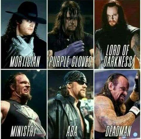 The Many Faces Of Wwe Wrestlers In Their Respective Roles From One Man