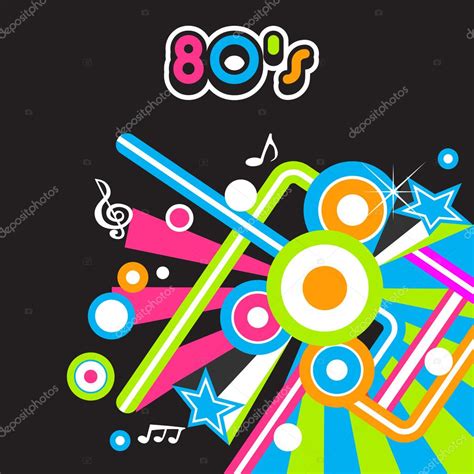 80s Party Background — Stock Vector © Deskcube 73671367
