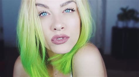 Lime Green Hair Youtube