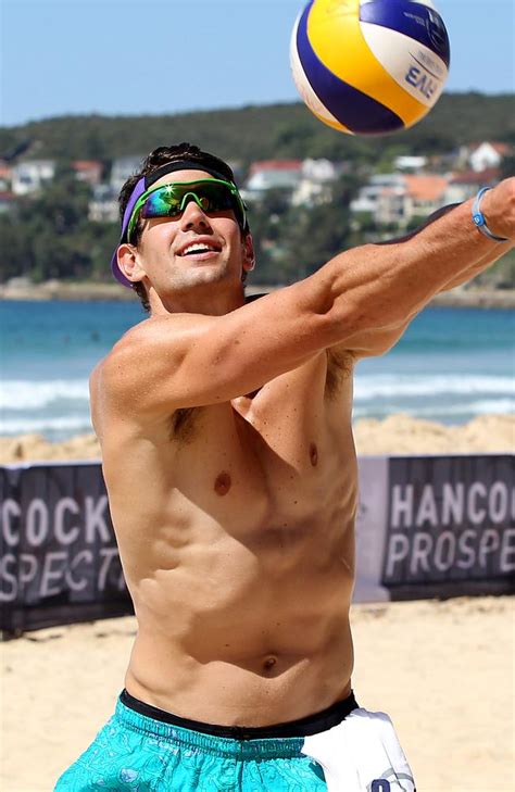 American Volleyballer Randy Stoklos In Manly For Volleyfest Which Goes