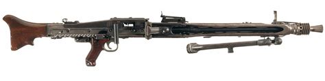 Rare Original World War Ii Nazi Mg 42 Fully Automatic Class Iii Light