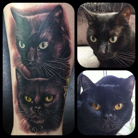 Wifes New Tattoo Black Cats Cat And Tattoo