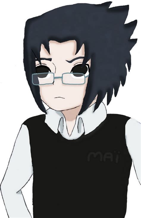 Sasuke With Glasses By Smooth Dango On Deviantart