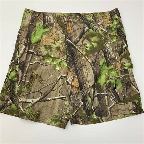 Realtree Camo Board Shorts Mens Xxl Camouflage Polyester Casual Hunting