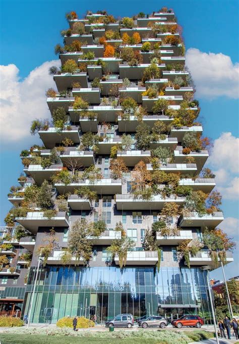The Vertical Forest Milan Italy Editorial Stock Photo Image Of