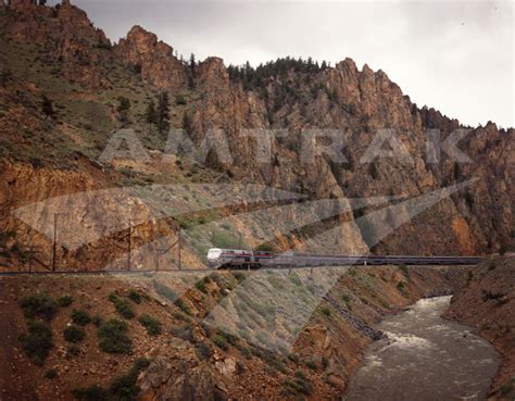 California Zephyr In Red Rock Canyon — Amtrak History Of Americas