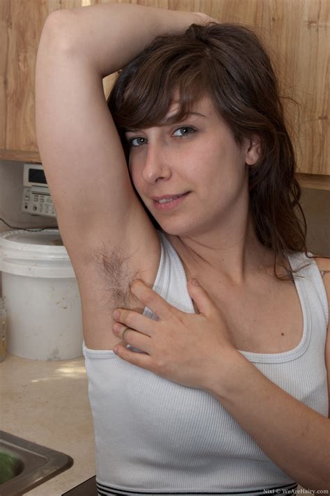 Hairy Nixi Gets Frisky In The Kitchen