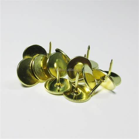 Wholesale Gold Color Flat Head Push Pins For Office And Household Buy