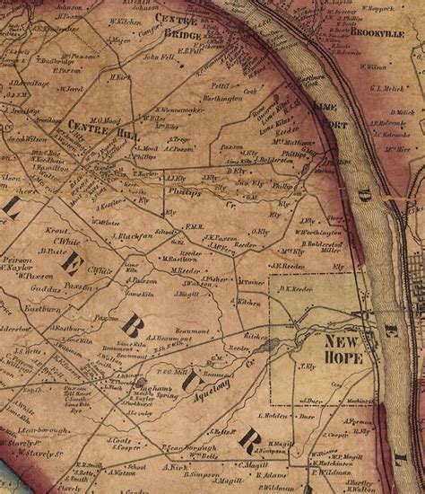 Montgomery County Pa 1860 Wall Map Custom Reprint With Etsy