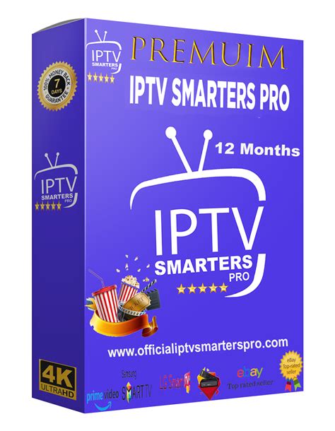Premium Subscription Iptv 12 Months Official Iptv Smarters Pro