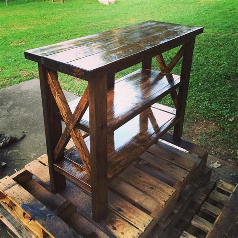 Rustic X Console Table Size Modified 36 X 165 X 40