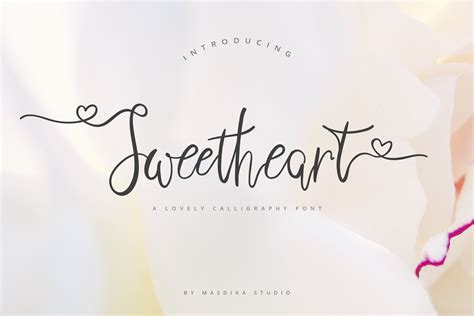 Sweetheart Font By Masdikastudio · Creative Fabrica