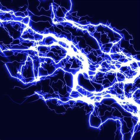 Lightning Background Ice Cracks Pattern Thunder Strikes Electric