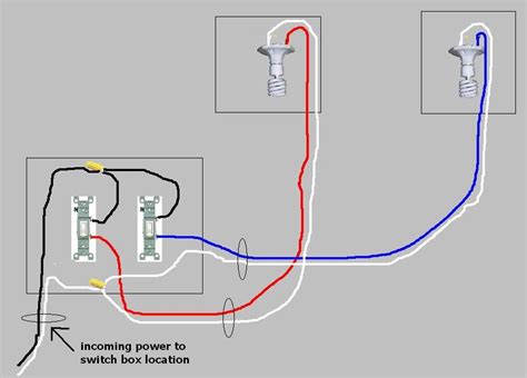 Wiring Diagram Two Lights One Switch Easy Wiring
