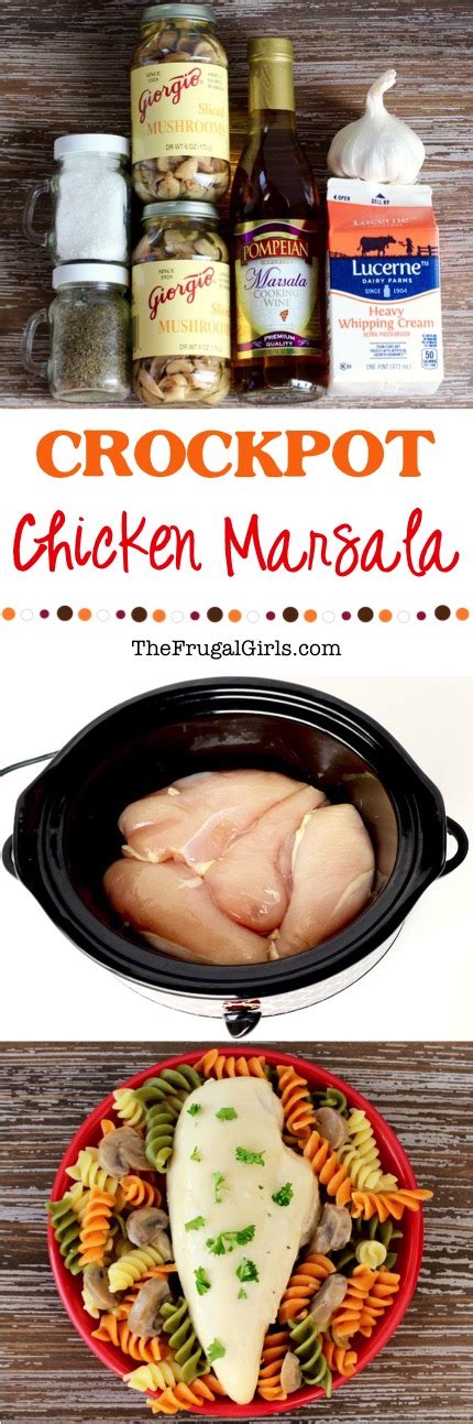 Crock Pot Chicken Marsala Recipe Easy The Frugal Girls 3780 Hot Sex Picture