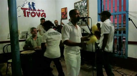 Cuba Casa De La Trova Trinidad Grupo Baraguá Youtube