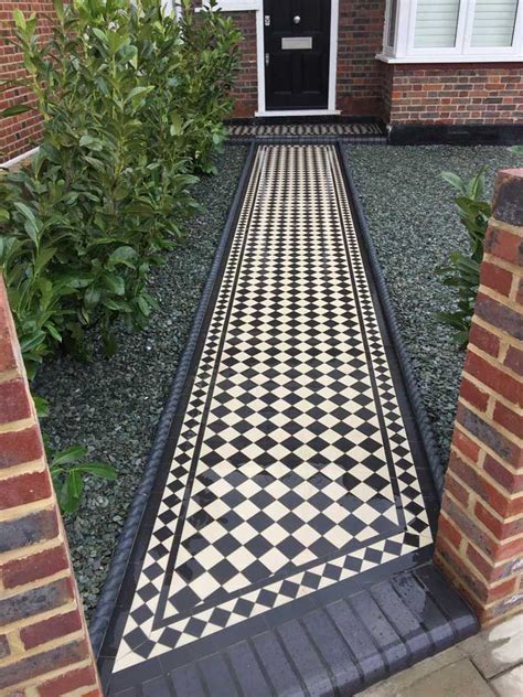 Recreate A Period Victorian Look With A Tiled Pathway Or Patio Area
