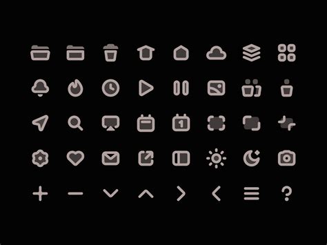 Tiny Icons Set・16x16 Px By Christophe Bouche On Dribbble