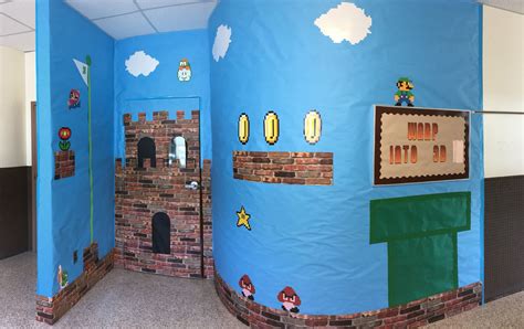 My Custom Super Mario Themed Door Decoration Mario Room Classroom