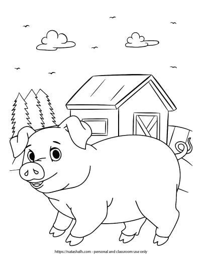 These Free Printable Farm Animal Coloring Pages Are So Much Fun Click