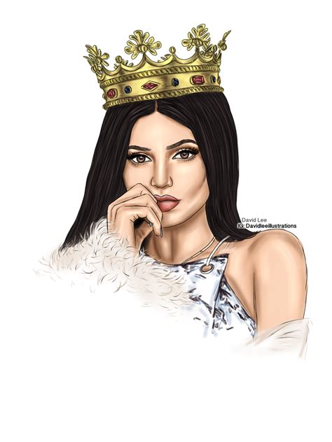 Kylie Jenner By David Lee Illustrations Kyliejenner Illustration