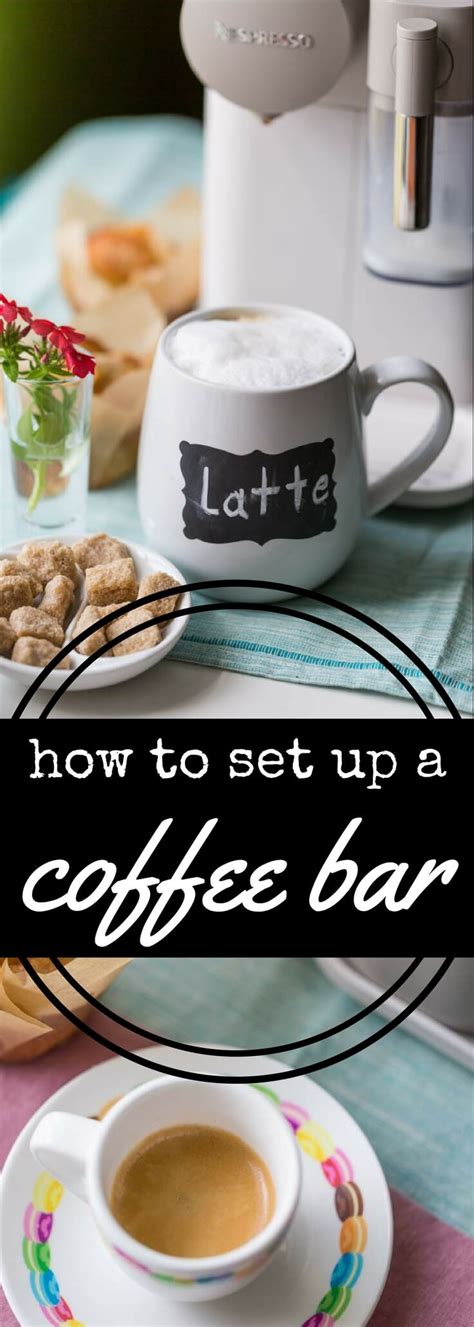 How To Set Up A Home Coffee Bar • Recipe For Perfection