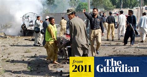 Pakistan Suicide Bombers Target Top Security Official Pakistan The Guardian