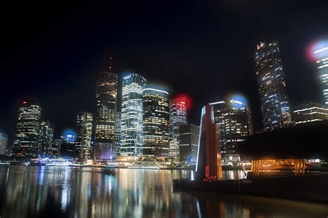 Free Stock photo of Night cityscape of Brisbane, Australia ...