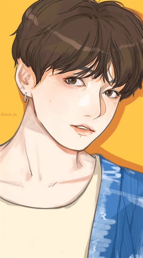 Blove Fanarts Bts Jungkook Fanart Chibi Cute Cartoon Wallpapers My