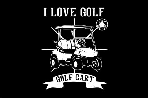 I Love Golf Silhouette Design 3793939 Vector Art At Vecteezy