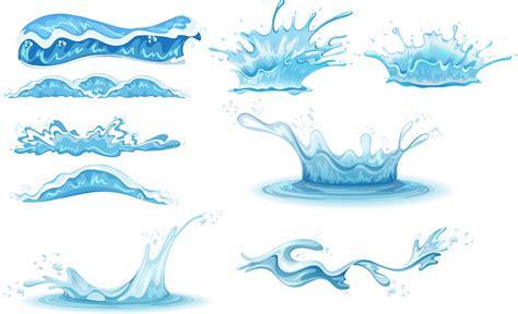 Splashing Water Vector Art Icons And Graphics For Free Download