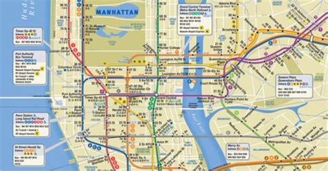 A More Cheerful New York Subway Map The New York Times