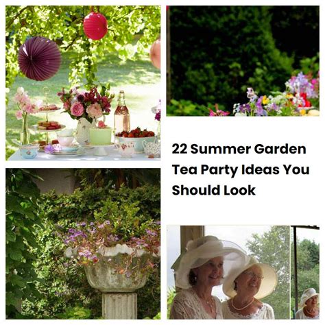 22 Summer Garden Tea Party Ideas You Should Look Sharonsable