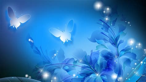 Blue Butterfly Abstract Backgrounds