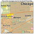 Aerial Photography Map of Berwyn, IL Illinois
