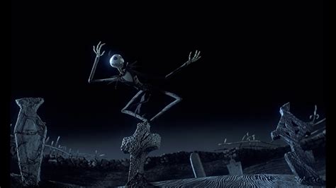 Jack Skellington The Nightmare Before Christmas With Night Background