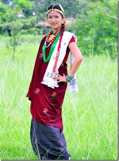 ranjana thapa magar miss magar 2012 traditional magar dress gurung dress nepal culture fashion