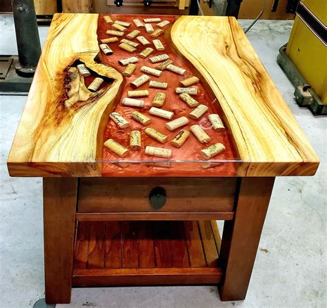 Epoxy Wine Cork Table General Finishes Design Center