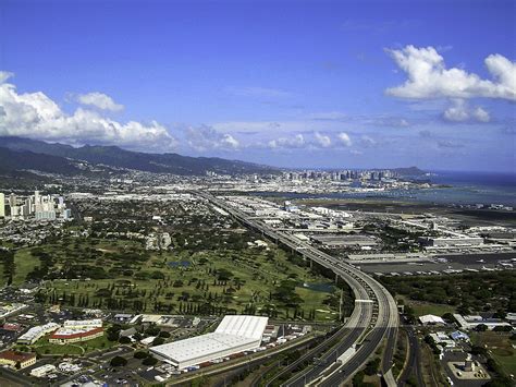 Aerial View Of Honolulu Hawaii Image Free Stock Photo Public