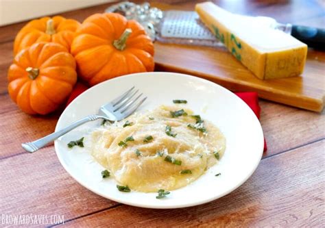 Pumpkin Ravioli Recipe And Butter Sage Sauce Living